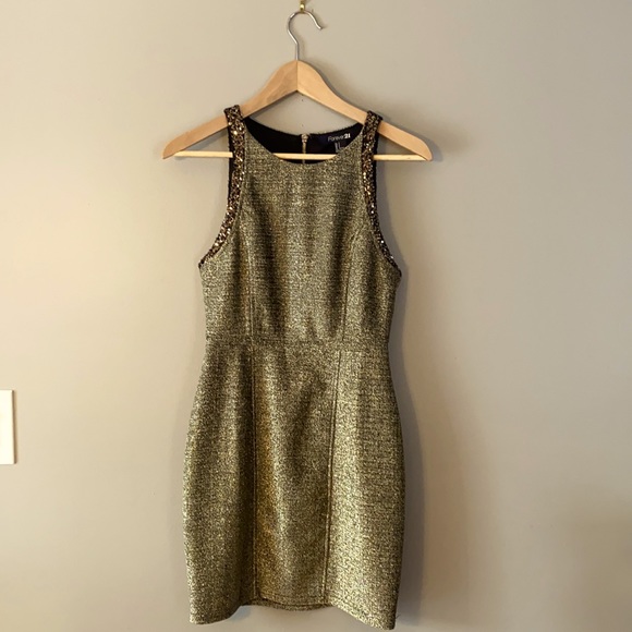 Gold Forever 21 dress - Picture 1 of 4
